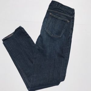 J Crew Matchstick Dark Blue Straight Legged Jeans